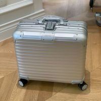 Rimowa Original Compact Pilot Case Luggage In Silver